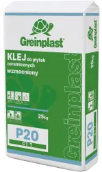 Клей для керамічної плитки посилений GREINPLAST P20