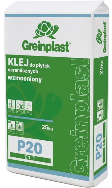 Клей для керамічної плитки посилений GREINPLAST P20