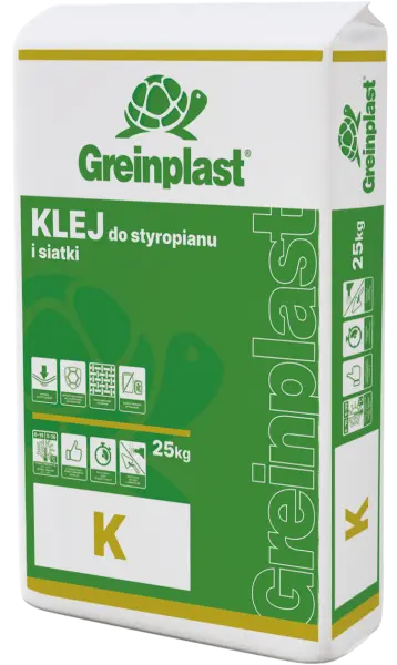 Клей для пінопласту та сітки GREINPLAST K