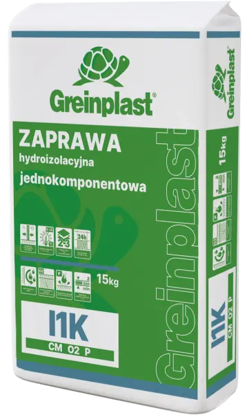 Oднокомпонентний гідроізоляційний розчин GREINPLAST I1K