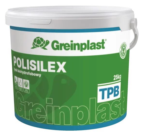 Штукатурка біогідрофобна - GREINPLAST TPB („Polisilex”)  GREINPLAST TPB