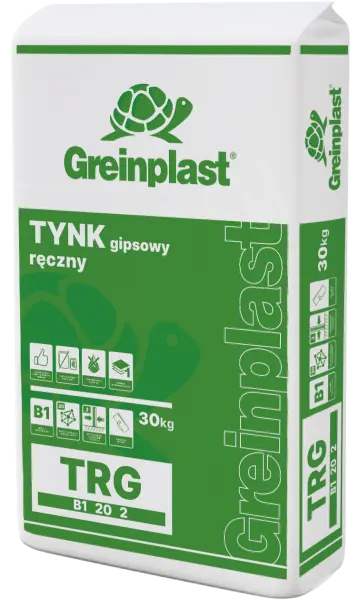 Гііпсова штукатурка для ручного застосування GREINPLAST TRG