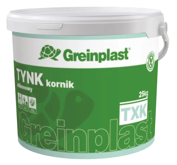 Силіконова штукатурка «корнік» GREINPLAST TXK