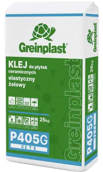 Клей для керамічної плитки, гнучкий, гелевий - GREINPLAST P405G GREINPLAST P405G